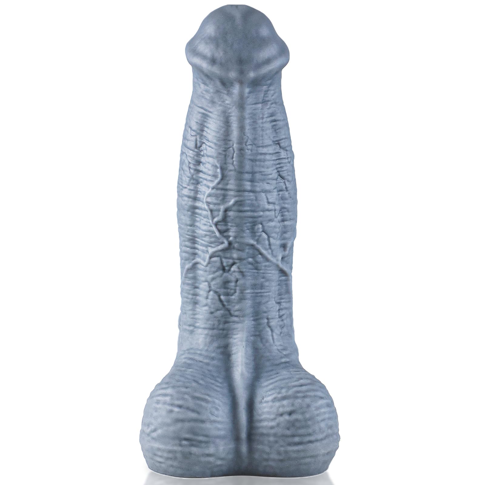 11 inch thick dual-density fantasy dildo with pronounced sculpted head