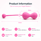 APP Kegel Balls for Postpartum Pelvic Floor - Product details include dimensions and material info.