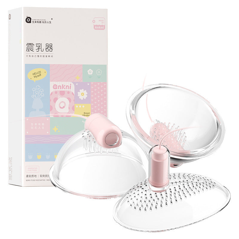 Breast & Clitoral Massager with Vibrating Egg