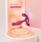 Vibrating silicone anal plug: with silver-plated edges, an entry-level sex toy.