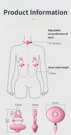 Teasing Kit - Vibrating Nipple Clamps-Teasing Kit - ﻿Product Specifications