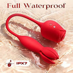 Rose Toy App Couple Vibrator - Full Waterproof design for safe use