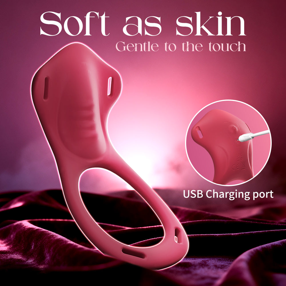2-in-1 App-Controlled Panty Vibrator & Cock Ring for Couples