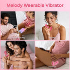 Melody Wearable G Spot Vibrator for long-distance play, solo pleasure, foreplay, and versatile use anywhere.