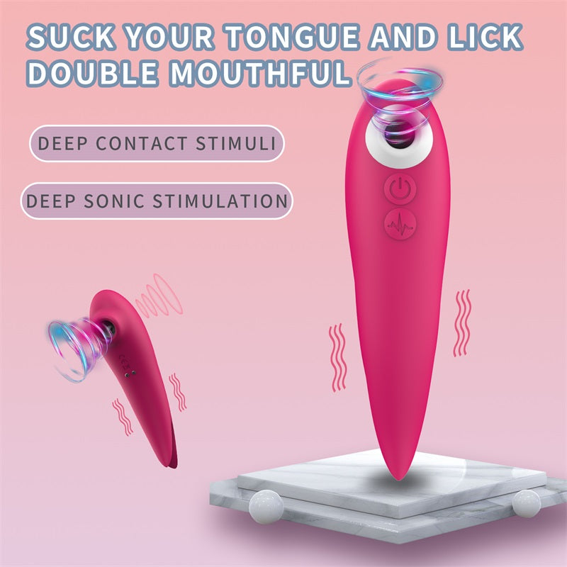  Mermaid-shaped suction vibrator detailed  function introduction