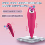  Mermaid-shaped suction vibrator detailed  function introduction
