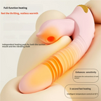 Rabbit-shaped detachable vibrator APP control, retractable beads leg straps