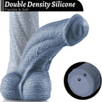 11" XL Silicone Fantasy Dildo, 3" Thick Dual Density