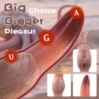 11.8" XL Silicone Fantasy Knot Dildo, 3.25" Suction Base