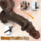 7.04" Realistic Girthy Silicone Dildo with Swinging Balls