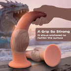 11.8" XL Silicone Fantasy Knot Dildo, 3.25" Suction Base
