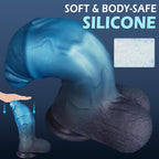 2.8" Silicone Suction Cup Dildo 8.2" Girthy Fantasy G-Spot Anal