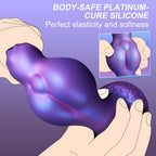 Thick Silicone Fantasy Knot Dildo showcasing body-safe platinum-cure silicone with perfect elasticity and softness.