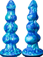 12" XL Silicone Fantasy Knot Dildo with 3 Knots, Thick Design & Strong Suction Cup for Multi-Use AM-003