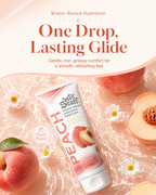Peach Water-Based Personal Lubricant by Wet Stuff Australia - Sweet peach flavored silky smooth 100g tube with fresh peaches