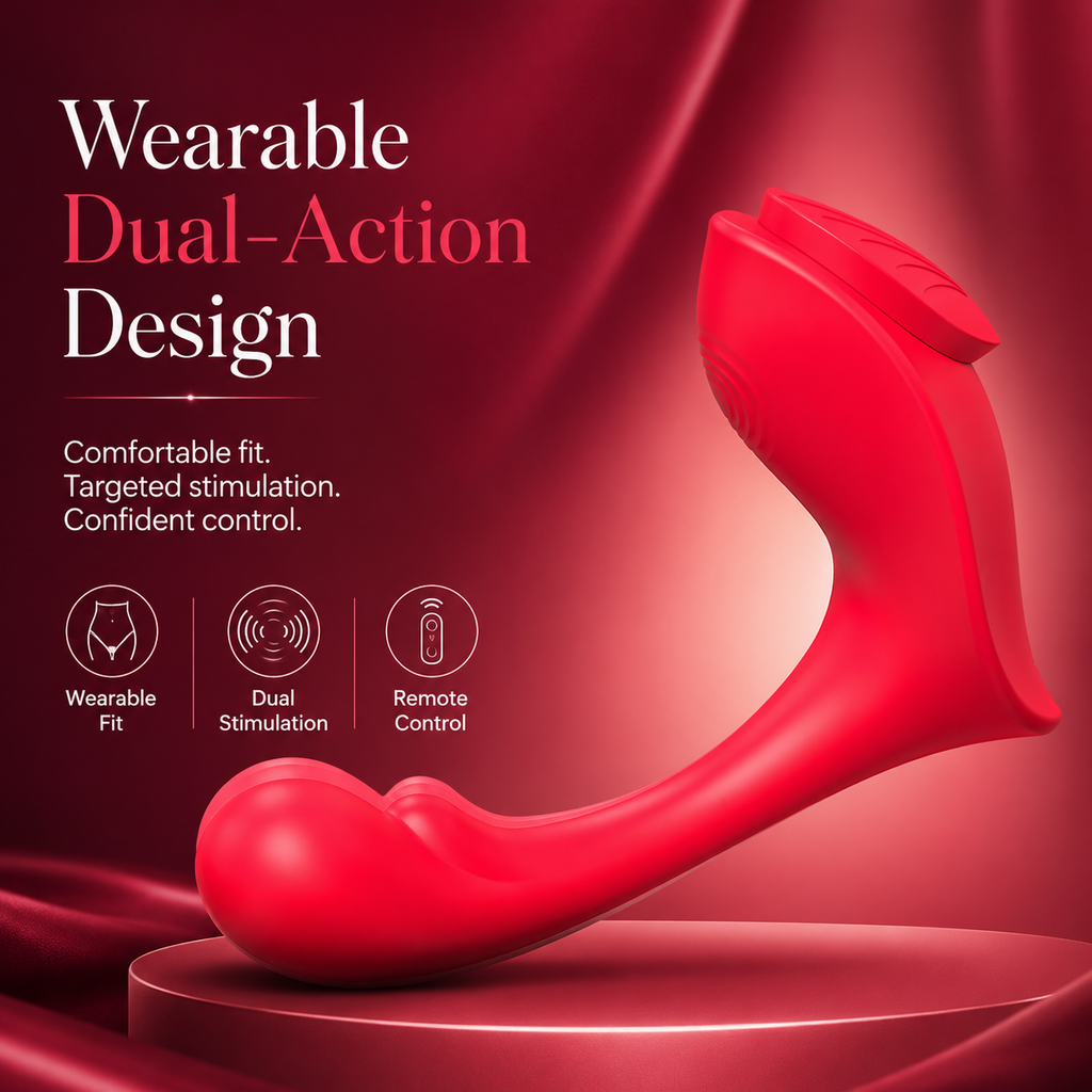 Remote Control Magnetic Lay-on G-Spot Vibrator for Women