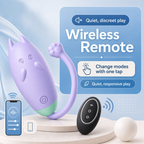 Remote Control Silicone Kitty Rabbit Vibrator for Women