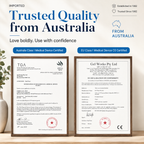 Wet Stuff Peach Water-Based Personal Lubricant - Australian TGA and EU CE Class I Medical Device Certifications, Trusted Quality from Australia since 1982