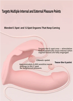 Butterfly Wearable Remote Internal Egg Vibrator with multiple internal and external pleasure points.