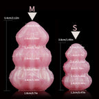 8 Inch 5 Eggs Ovipositor Knotted Dildo - Alien Fantasy