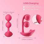 Melody Wearable G Spot Vibrator dimensions and USB charging 
