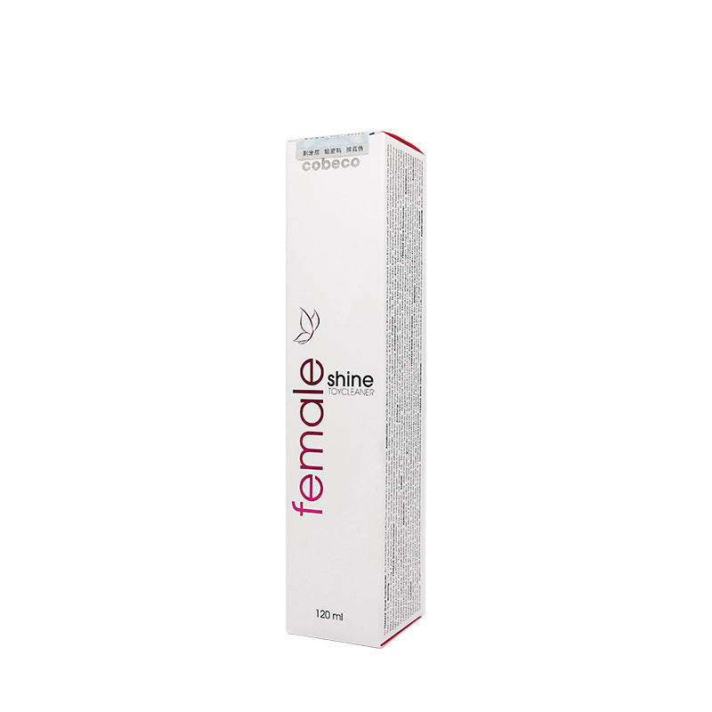 Gentle Sex Toy Cleaner 120ml Alcohol-Free Silicone Safe Spray in sleek packaging for effective cleaning.