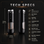 ABS and TPE automatic male masturbator with soft sleeve