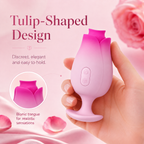 Tulip 10 Lick IPX7 Silicone Bio Tongue FastChg 120M Touch Ctrl