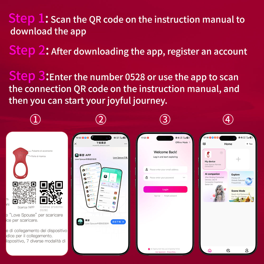 2-in-1 App-Controlled Panty Vibrator & Cock Ring for Couples