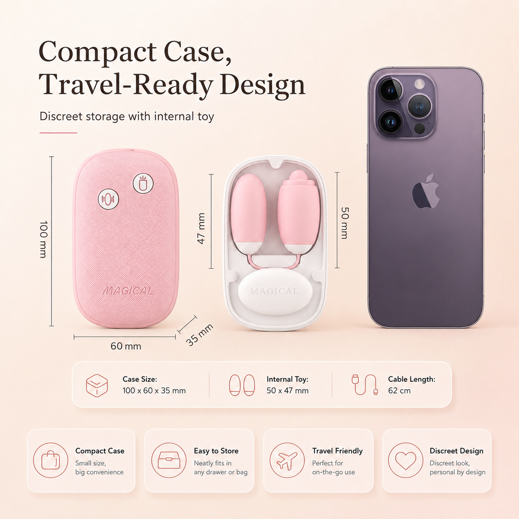 Magic Box Silicone Remote Rabbit Vibrator for Women