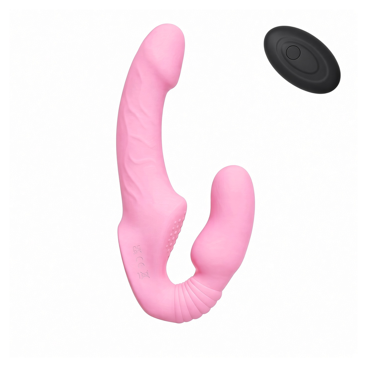 Pink CR-236 dual-ended remote vibrator with remote control
