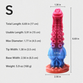Small tentacle texture fantasy dildo dimensions and weight