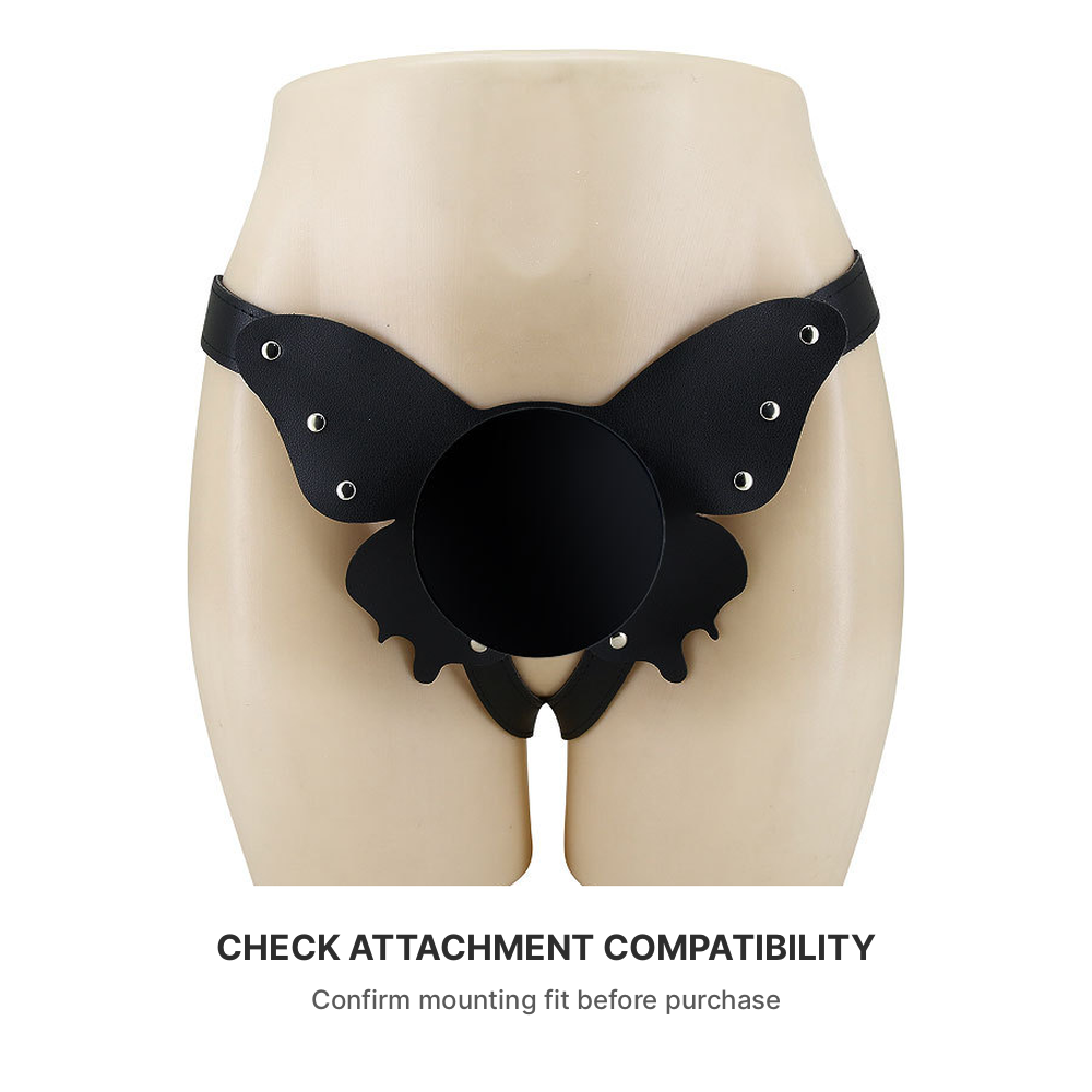 Black butterfly adjustable harness – check attachment compatibility before purchase