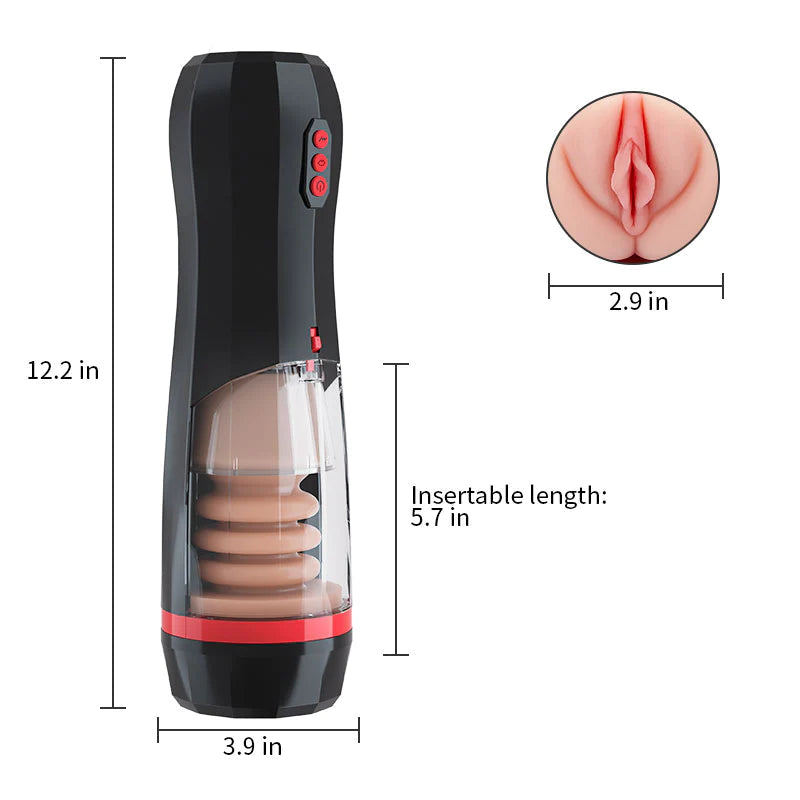 10-Mode Automatic Thrusting Realistic Male Masturbator