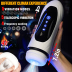 4-in-1 Automatic Thrusting Suction Heated Male Masturbator