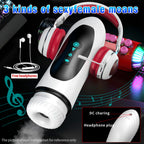 4-in-1 Automatic Thrusting Suction Heated Male Masturbator