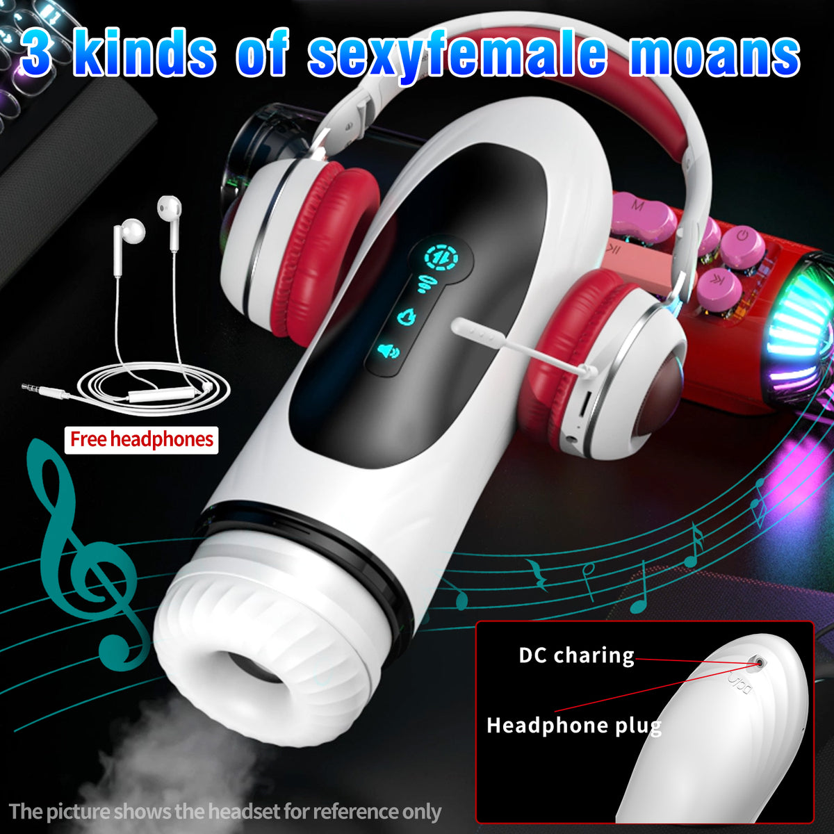 4-in-1 Automatic Thrusting Suction Heated Male Masturbator