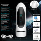 4-in-1 Automatic Thrusting Suction Heated Male Masturbator