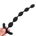 Anal Plug for Beginners with teardrop-shaped silicone beads design, perfect for safe exploration.