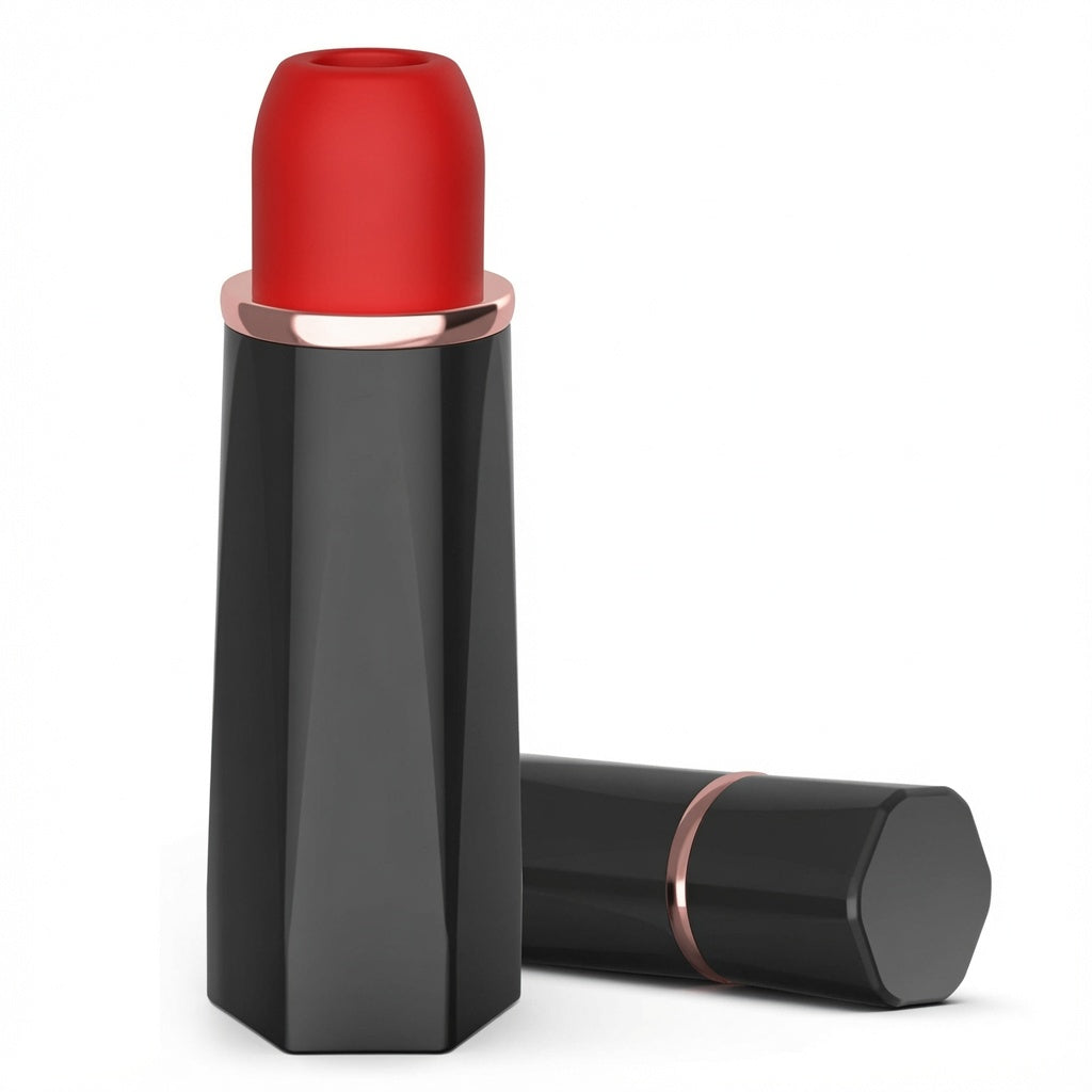 Mini Lipstick Vibrator, 9 Modes Suction Bullet Clitoral Stimulator