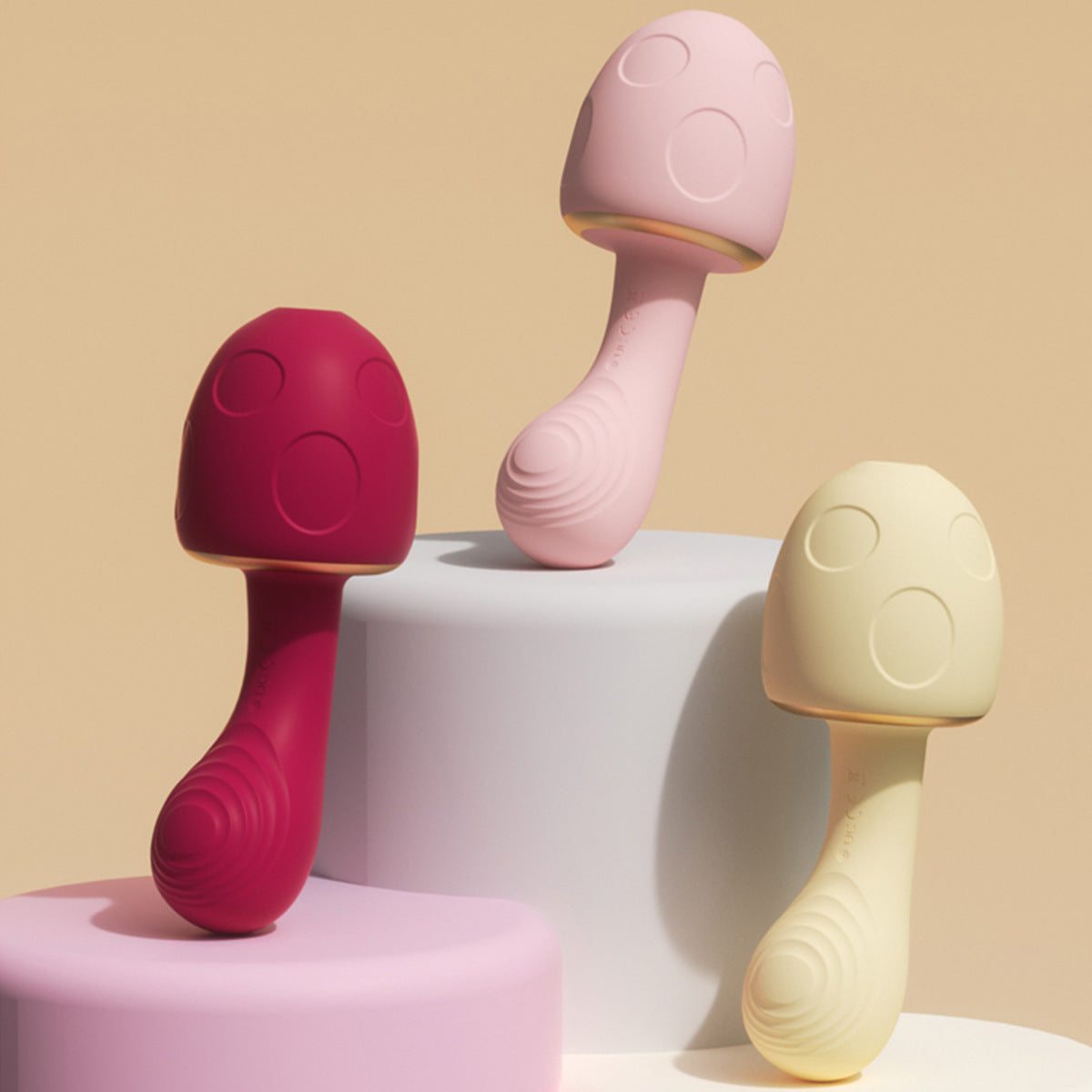 Available Colors for the Dou Dou Mushroom Suction Vibrator