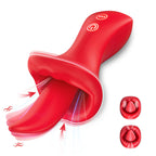 Red tongue vibrator front view