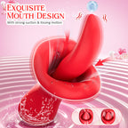 Red tongue vibrator mouth design feature image