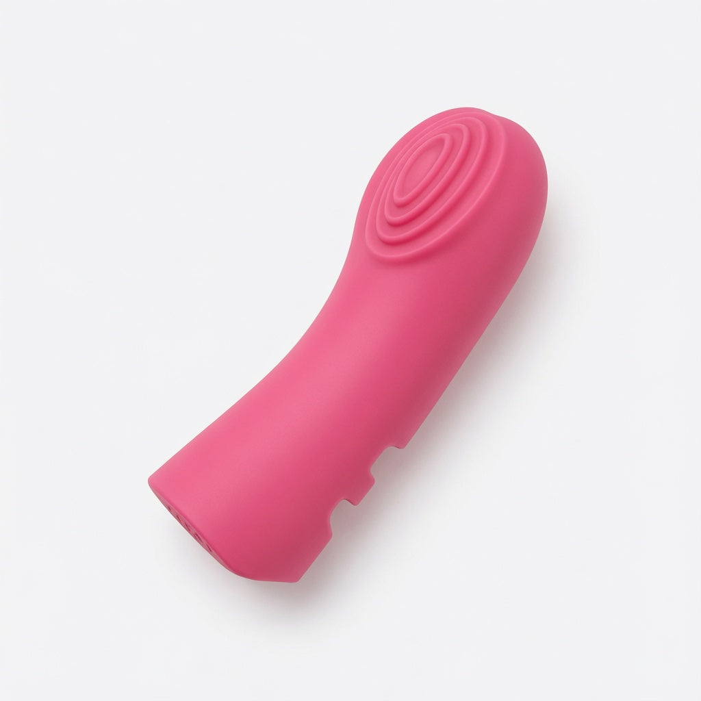 Heated finger dildo with 10 vibration modes and soft silicone design