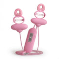 Remote-Controlled Vibrating Nipple Clamps Set –Neck Collar