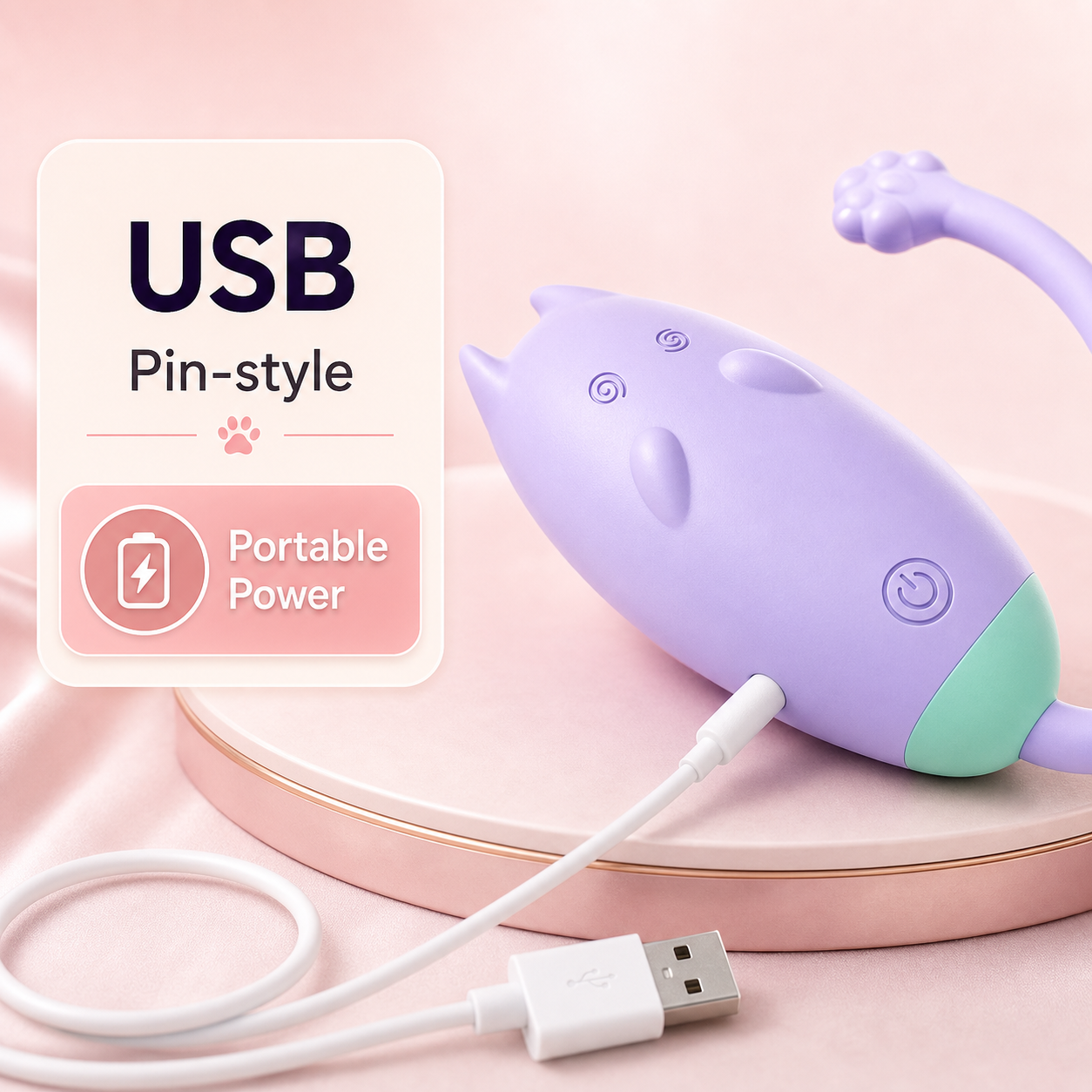 Usb Rechargeable Kitty Rabbit Vibrator