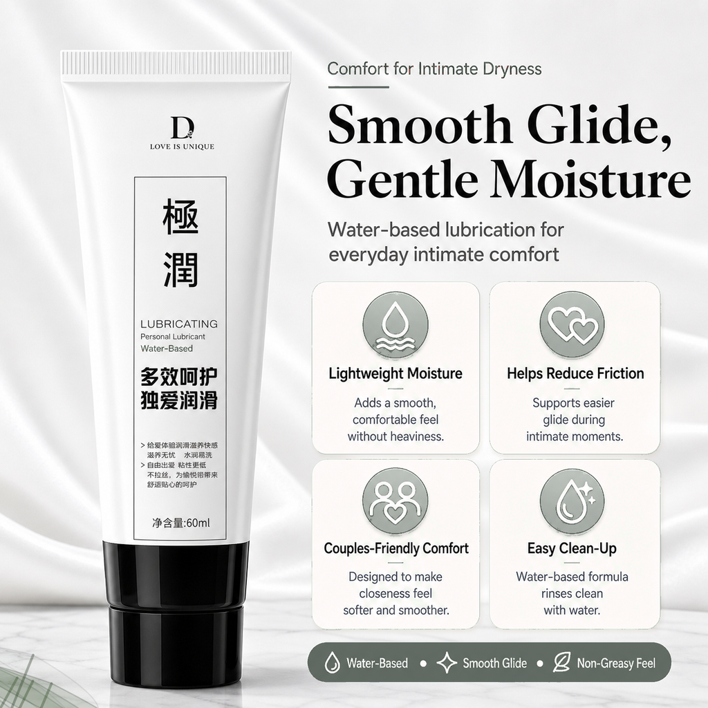Water-Based Lubricant for Couples, Long-Lasting with Hyaluronic Acid