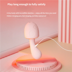 Mushroom Warm Suction Vibrator-G-Spot Massage