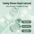 Silicone-Based Cooling Lubricant for Men, Long-Lasting Anal Lube