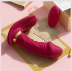 360 Rotating Wearable Dual-Head Vibrator –Remote Control for Couples
